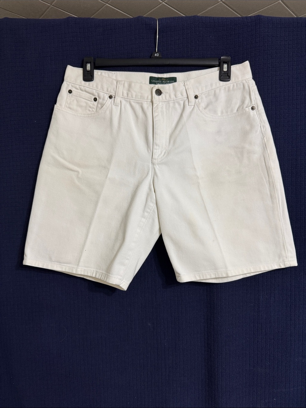 Lauren Ralph Lauren jeans Co. white Jean shorts. Size 12